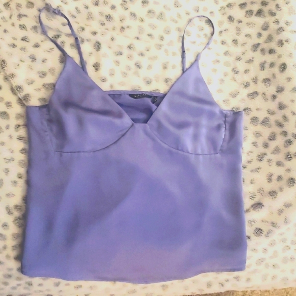 Beautiful satin cami lavender